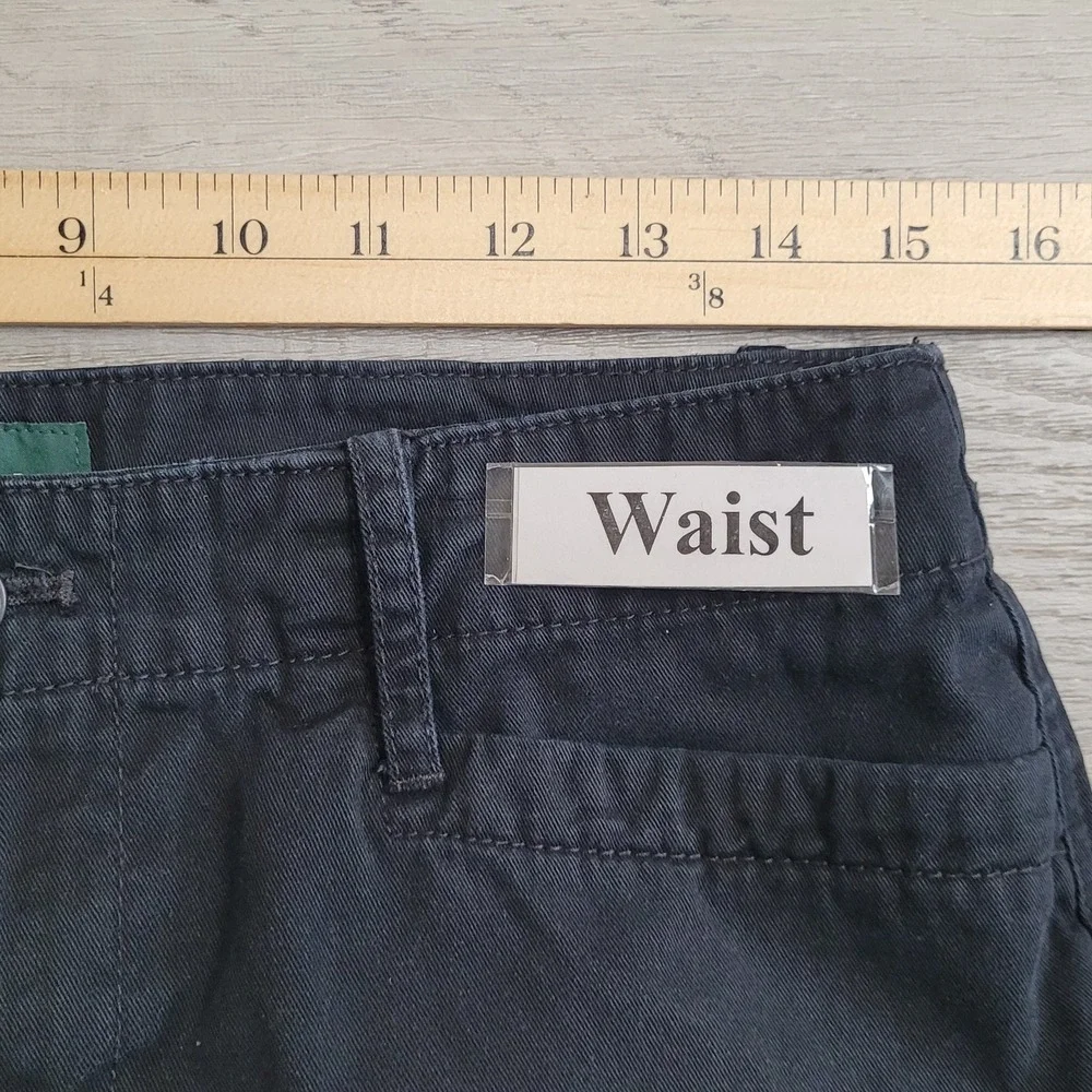 RLR Lauren Jeans Co. Ralph Lauren Shorts Womens 4 Black Chino Bermuda Preppy